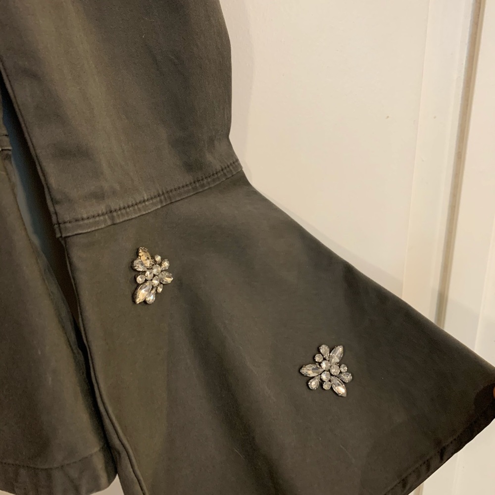 NWOT INC Bejeweled Peplum Jacket - Picture 3 of 5